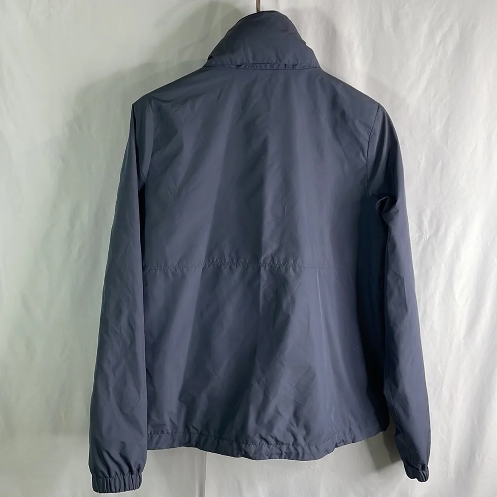 Athletic Works blue wind breaker with hidden hood
